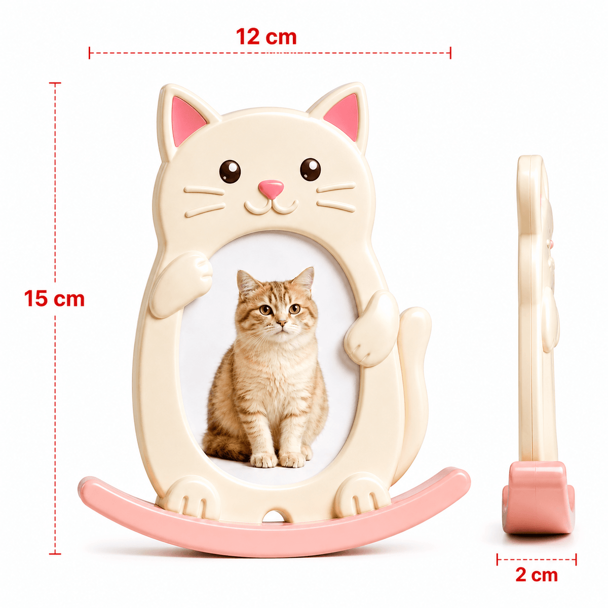 Cat Rocking Photo Frame DIY Paint Craft | Art & Arrow