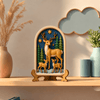 Deer Family Night Plaque DIY Paint Craft | Art & Arrow