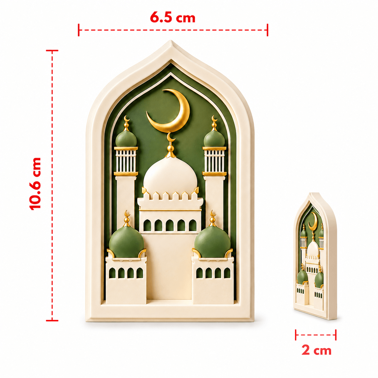 Mosque Arch Decorative Plaque DIY Paint Craft | Art & Arrow