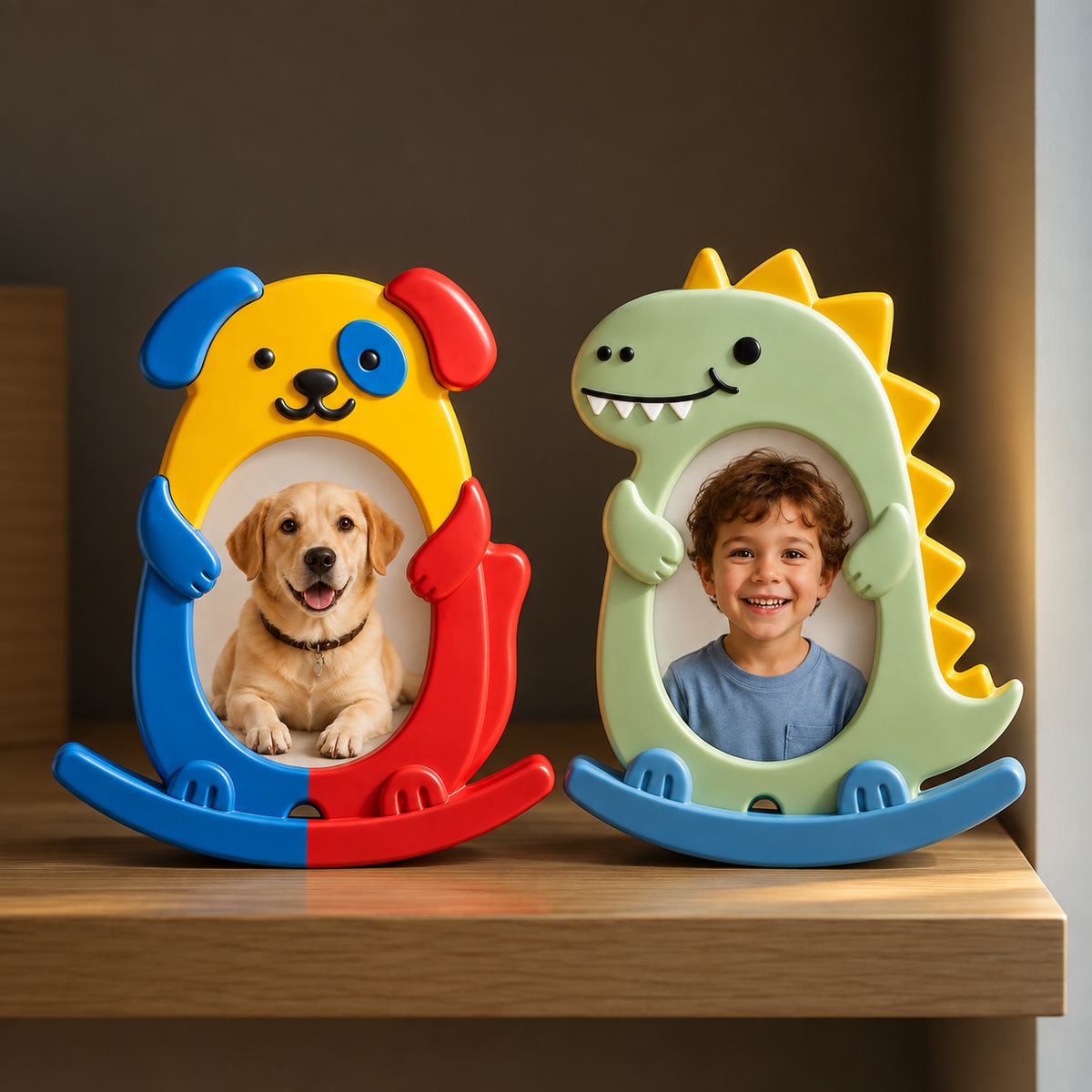 DIY POP Toys Kit – Dog & Dinosaur Photo Frame Designs