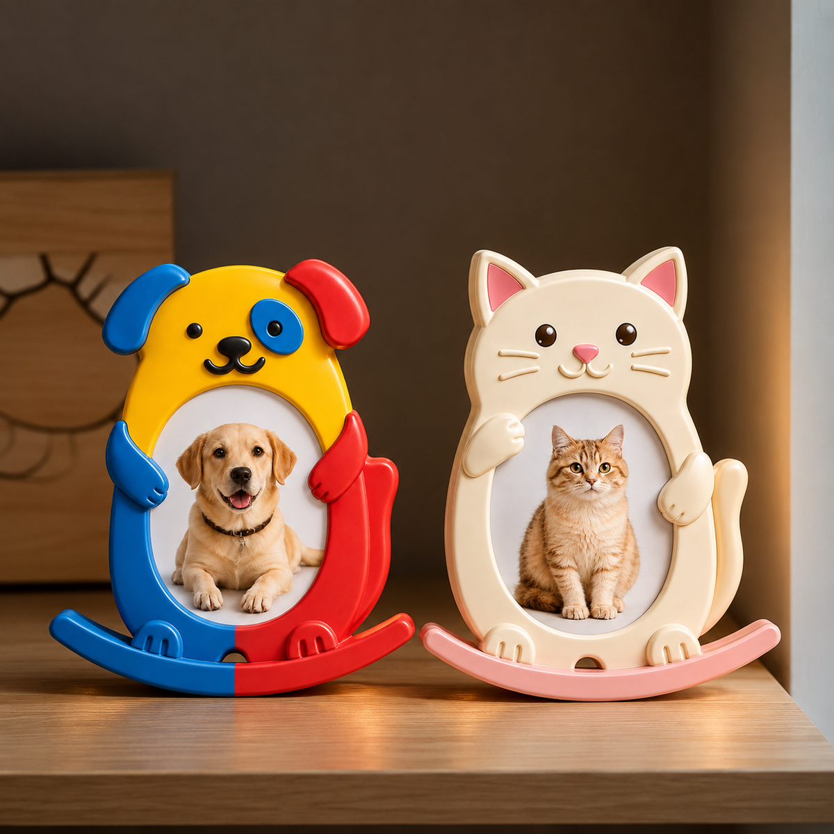 DIY POP Toys Kit – Dog & Cat Photo Frame Designs