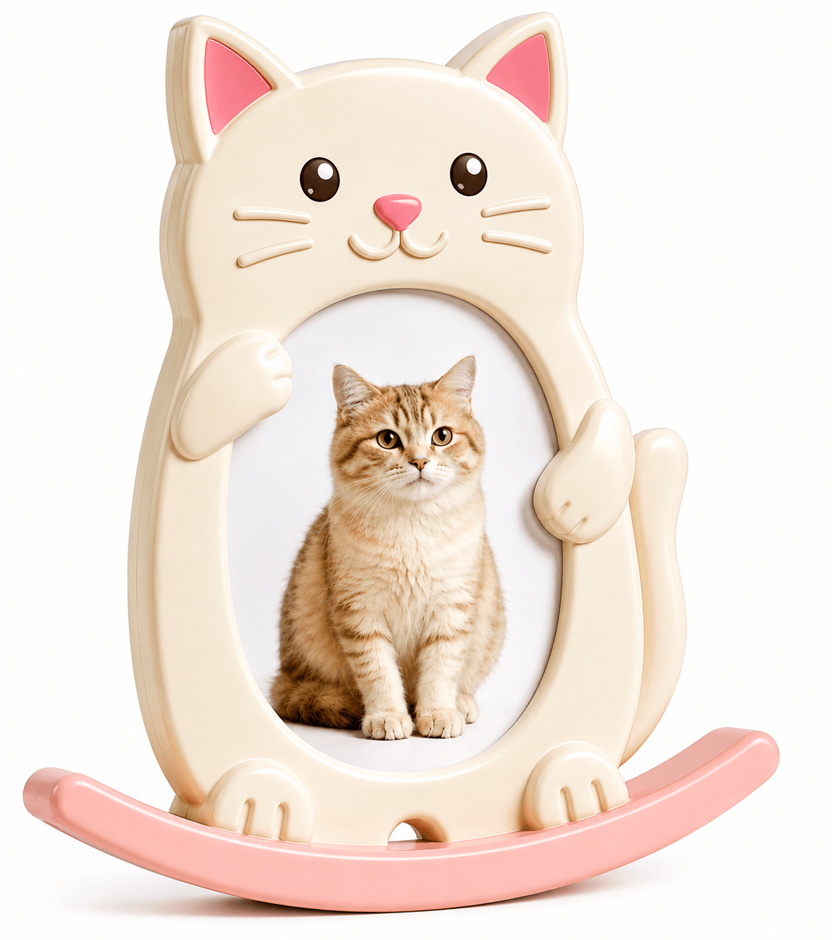 Cat Rocking Photo Frame DIY Paint Craft | Art & Arrow