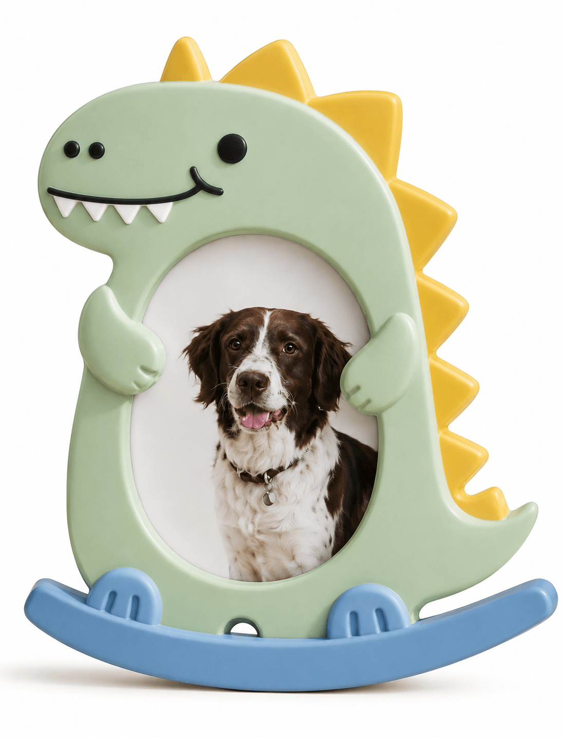 Dinosaur Rocking Photo Frame DIY Paint Craft | Art & Arrow