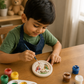 Nativity Landscape Round Plaque DIY Paint Craft | Art & Arrow