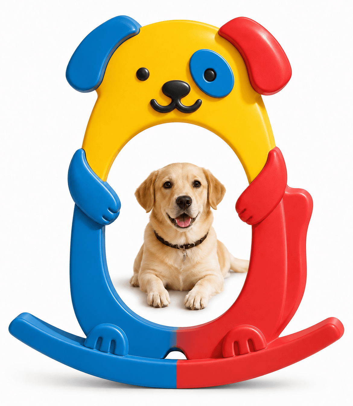 Dog Rocking Photo Frame DIY Paint Craft | Art & Arrow