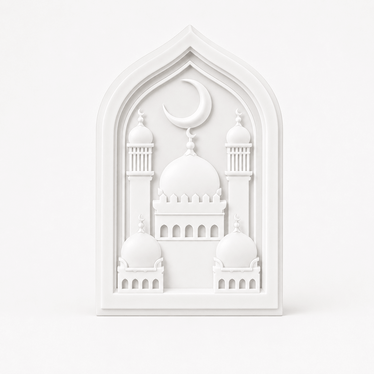 Mosque Arch Decorative Plaque DIY Paint Craft | Art & Arrow