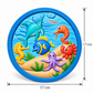 Round DIY ocean craft plaque with size 