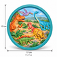 dinosaur DIY craft with size 